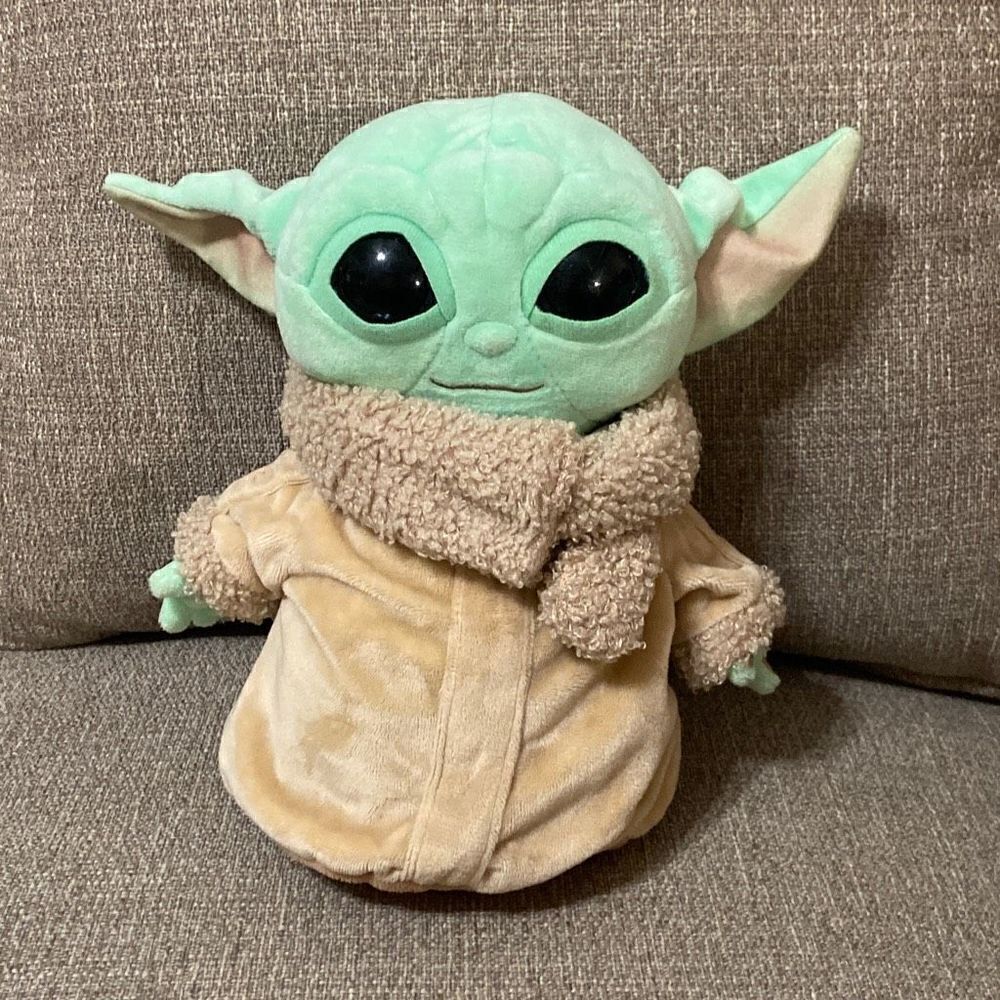 Star Wars Mandalorian The Child Baby Yoda Plush Stuffed Animal Mattel